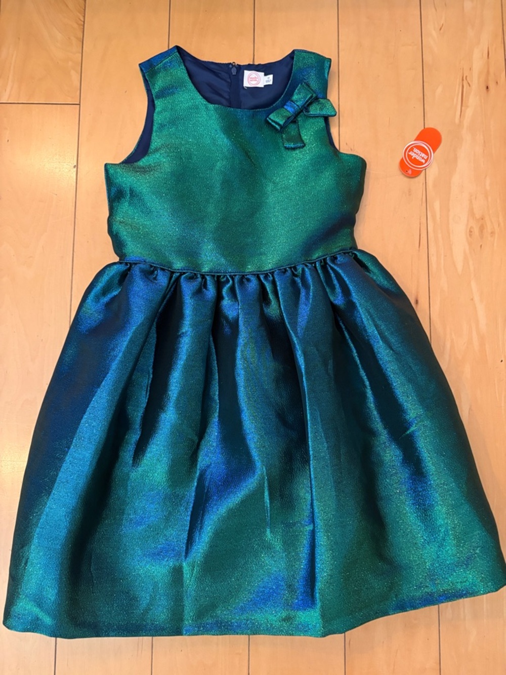 NWT Mermaid Party Church Dress kids 12 Sparkling Green and Blue